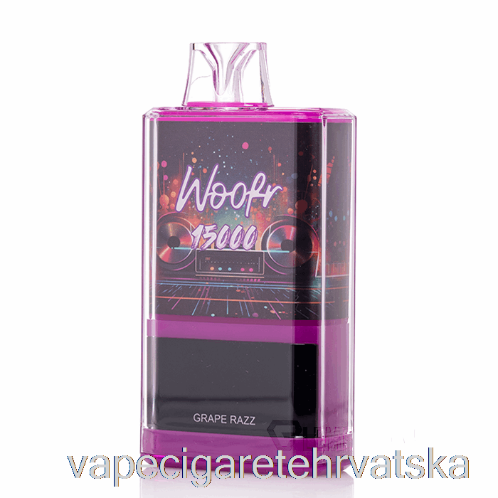Vape Hrvatska Woofr 15000 Jednokratno Grožđe Razz